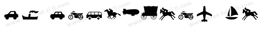 UK Transport Font字体转换